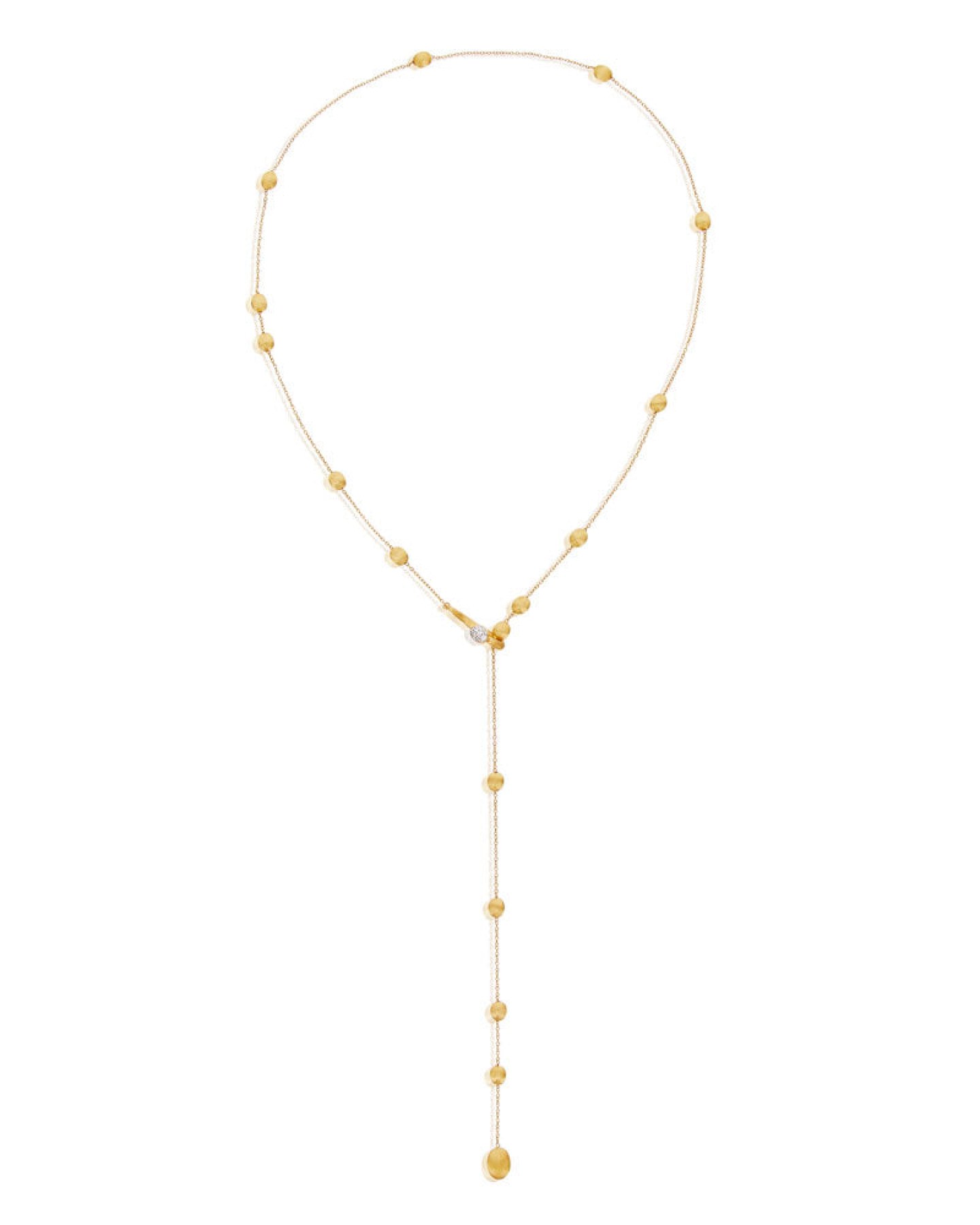 18k Yellow Gold and Diamond Necklace