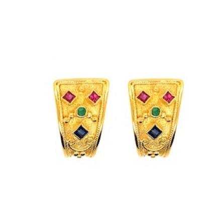 Byzantine Gold Earrings