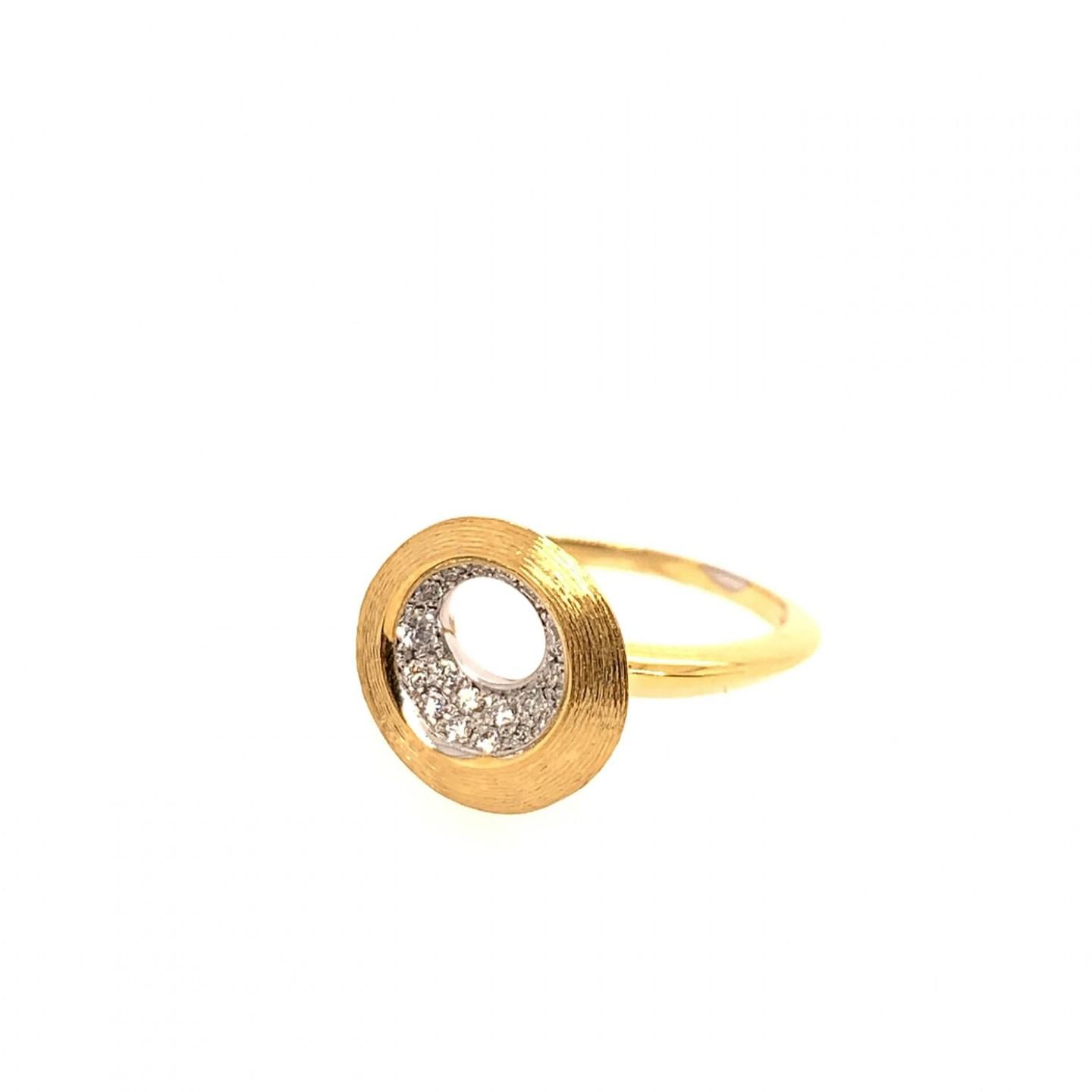 Gold 18kt Ring with Diamonds